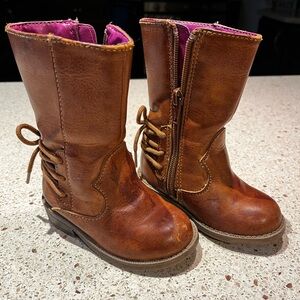 Toddler Cat & Jack Brown Boots Size 5